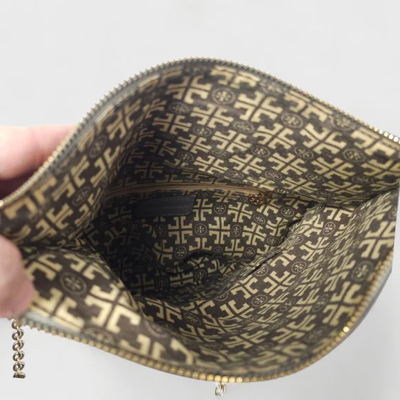 Tory Burch Gray Leather Crossbody Bag - Picture 13 of 16